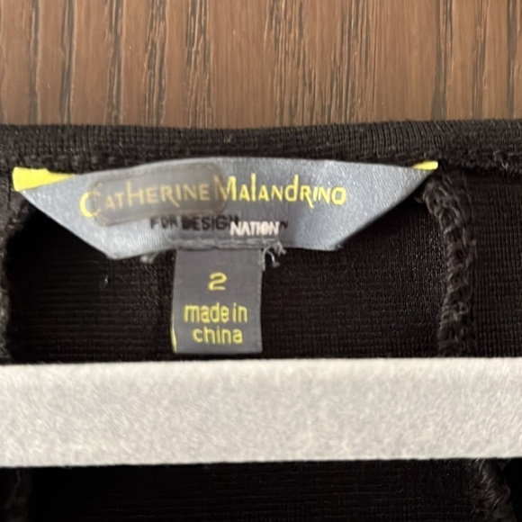 Catherine Malandrino long sleeved black cocktail dress. Size 2 - Picture 2 of 8